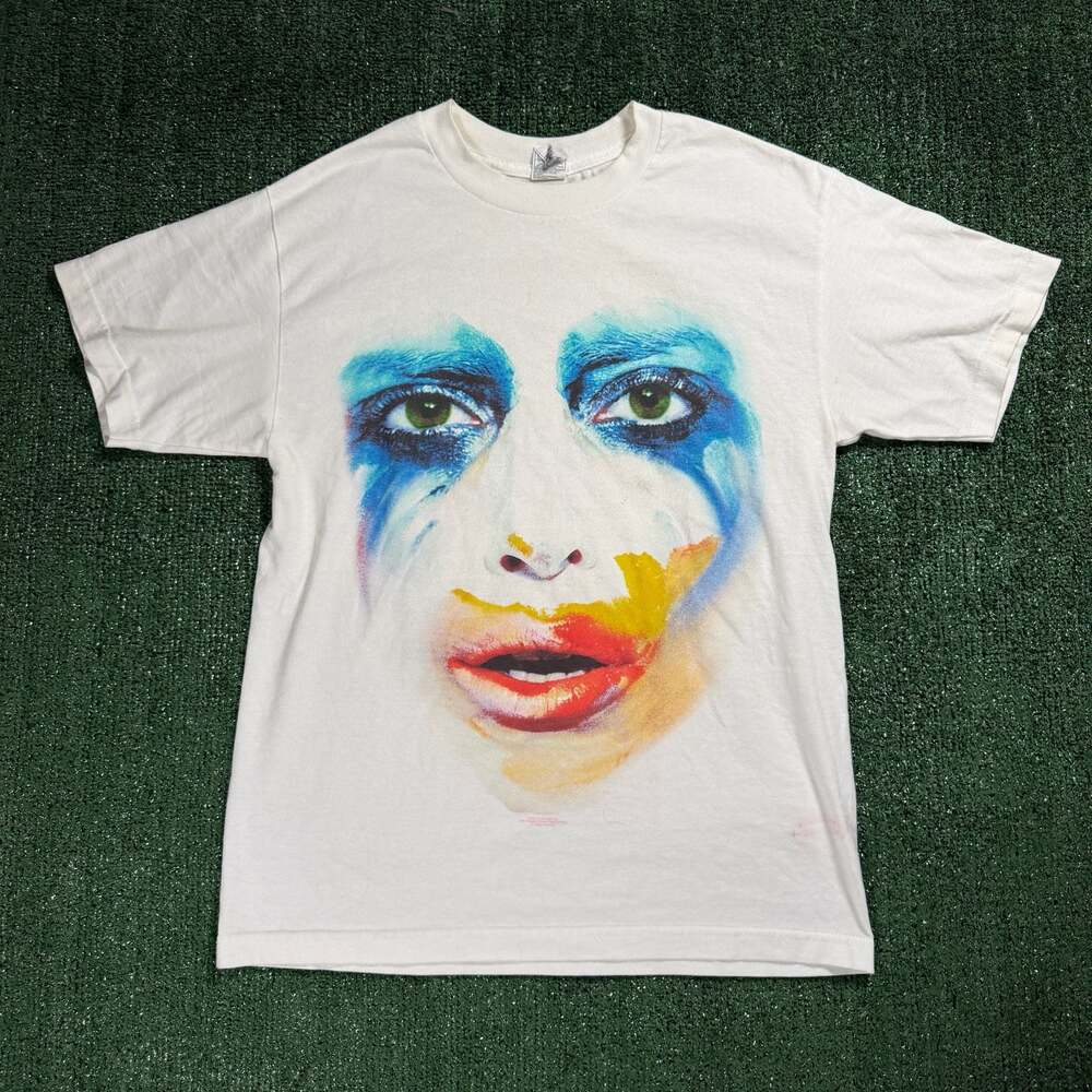 Lady Gaga 'ArtRAVE: The ARTPOP Ball' 2014 Tour T-Shirt Graphic Band Tee Medium